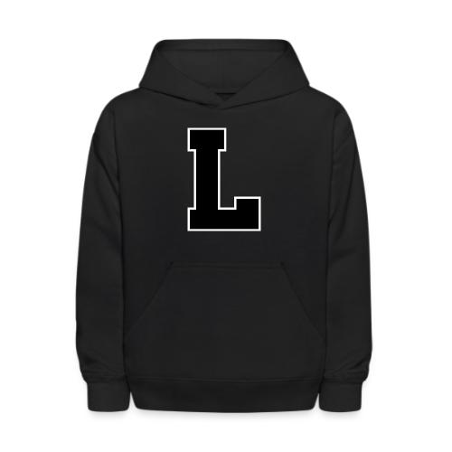 Varsity Letter L Athletic Monogram - Kids' Hoodie