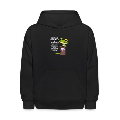 Public Comment Lizard Design - Kids' Hoodie