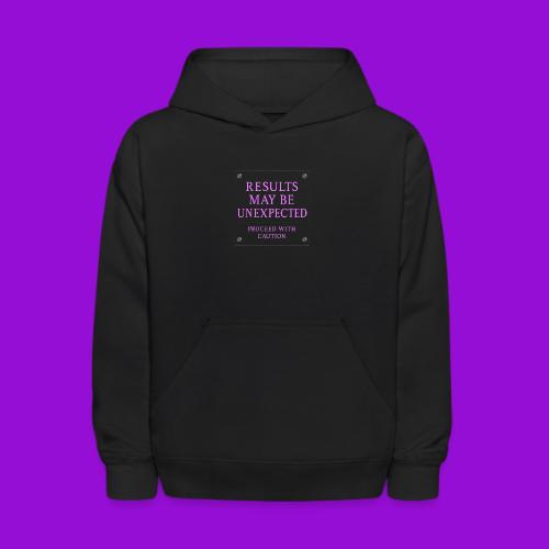 Results - Neon Purple - Kids' Hoodie