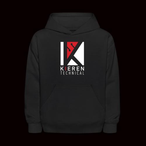 White Logo plain - Kids' Hoodie