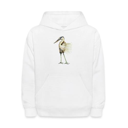 Great Blue Heron - Kids' Hoodie