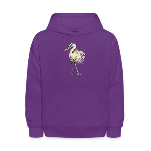 Great Blue Heron - Kids' Hoodie
