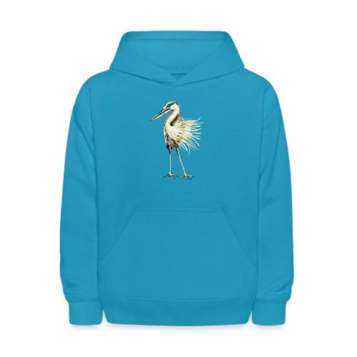 Great Blue Heron - Kids' Hoodie