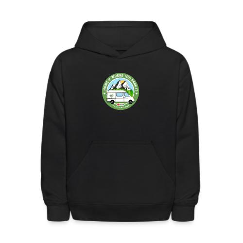 Van Home Travel / La maison est l’endroit où vous la garez / Van - Molleton à capuche pour enfants