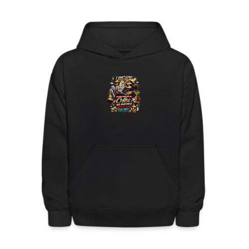 Just Here for Coffee and Paycheck - Kids' Hoodie