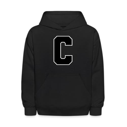 Varsity Letter C Collegiate Monogram - Kids' Hoodie