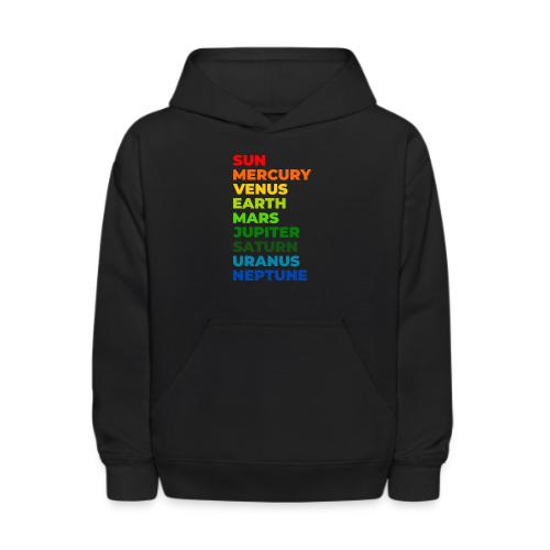 Color the solar system - Kids' Hoodie