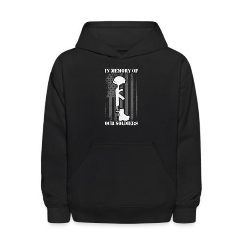 In Memory Of Our Soldiers - Kids' Hoodie