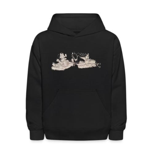 Kids battleship - Kids' Hoodie