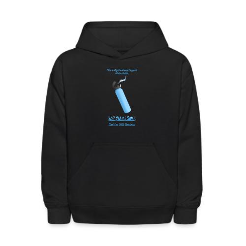 Emotional Support Water Bottle T-Shirt | Still Anx - Kids' Hoodie