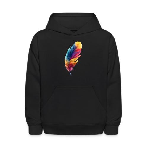 Rainbow Flight Feather - Kids' Hoodie