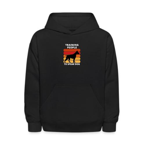 Train People to Speak Dog alternate - Kids' Hoodie