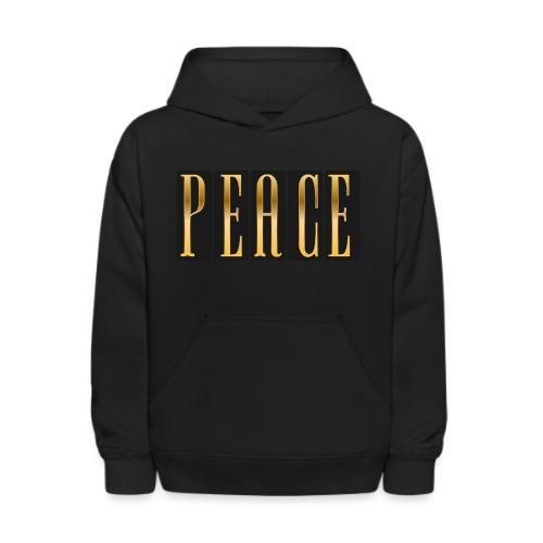 Peace in Gold - Kids' Hoodie