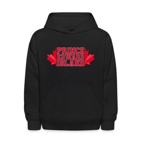 Prince Edward Island with maple leaf - Kids' Hoodie