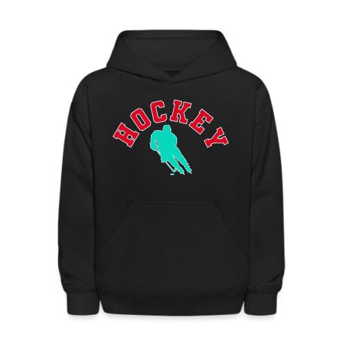 Hockey Player Silhouette - Kids' Hoodie