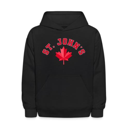 St. John's with maple leaf - Kids' Hoodie