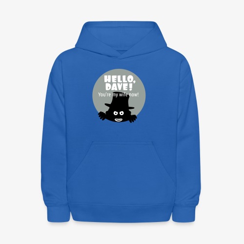 Hallo Dave (free choice of design color) - Kids' Hoodie