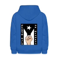Puerto Rico Se Respeta Puerto Rico Black Flag - Kids' Hoodie
