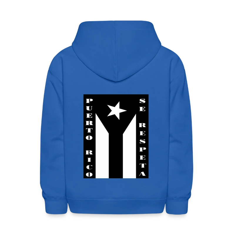 Puerto Rico Se Respeta Puerto Rico Black Flag - Kids' Hoodie
