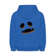 Big Scary Orange Shocked Pumpkin Face Halloween - Kids' Hoodie