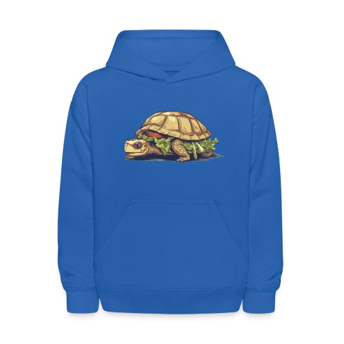 Turtle Sandwich Sticker n' Tee Version - Kids' Hoodie