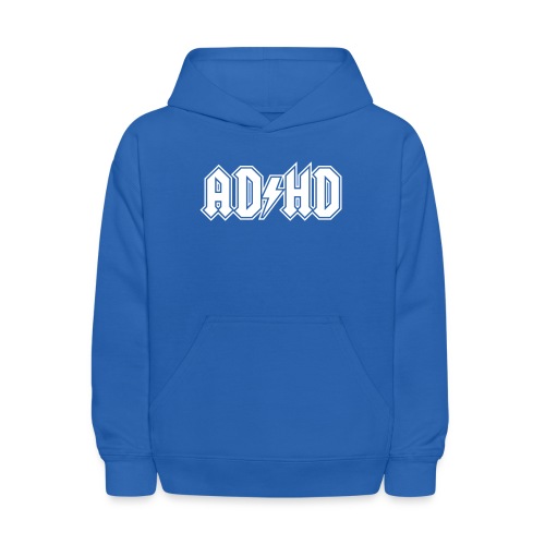 ADHD ACDC Logo. Funny ADD Awareness - Kids' Hoodie