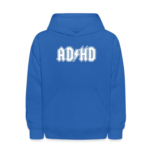 ADHD ACDC Logo. Funny ADD Awareness