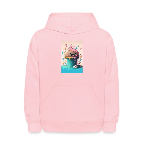 Cake Caricature - January 1st Dessert Psychedelics - Kids' Hoodie