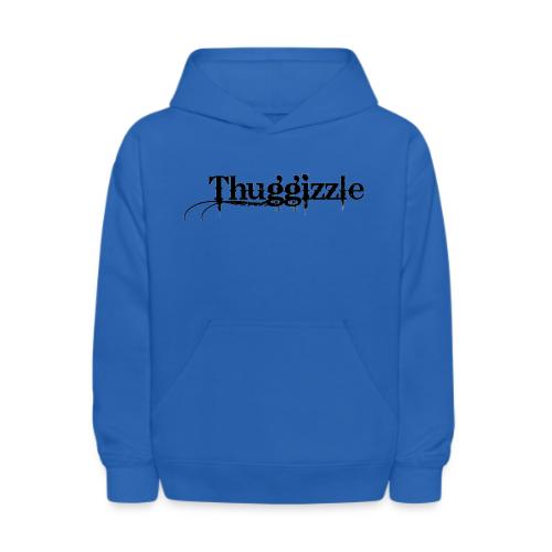 Thuggizzle -Black - Kids' Hoodie
