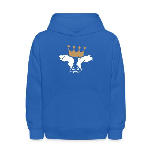 Shatto Black Centered Quart ROYALS BlueGold Head R - Kids' Hoodie
