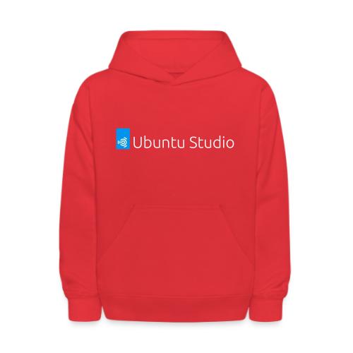 Ubuntu Studio Logo 2022 - White - Kids' Hoodie