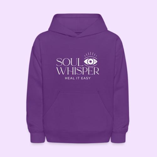 Soul Whisper - White Design - Kids' Hoodie