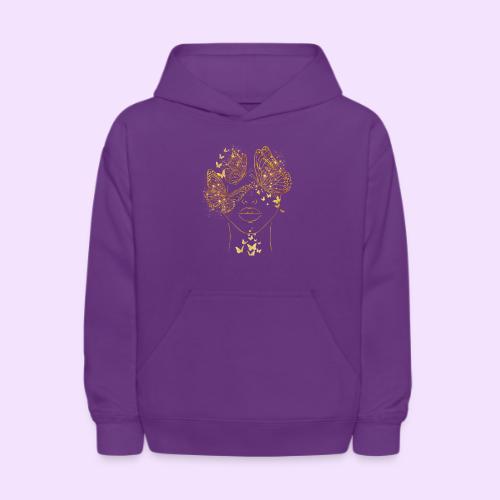 Queen Of Butterflies - Goddess Design - Kids' Hoodie