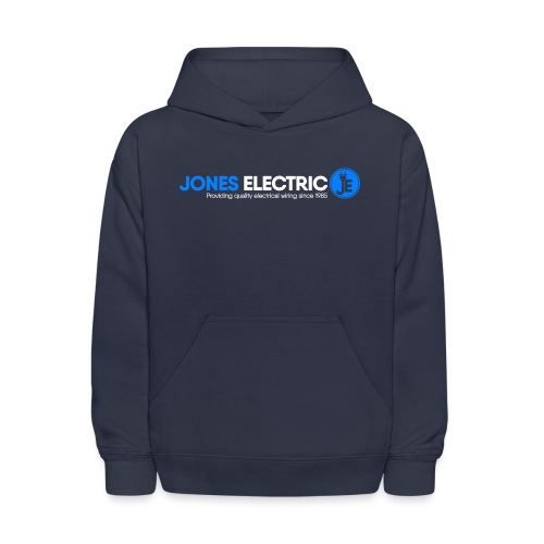 Jones Electric Logo VectorW - Kids' Hoodie