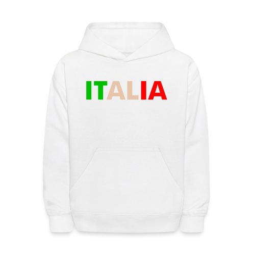 ITALIA green, white, red - Kids' Hoodie