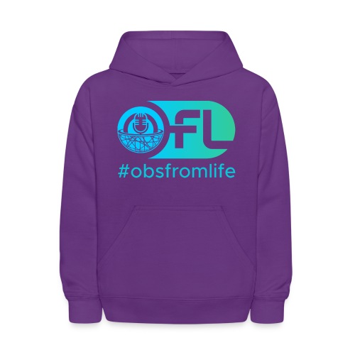 Observations from Life Logo with Hashtag - Kids' Hoodie