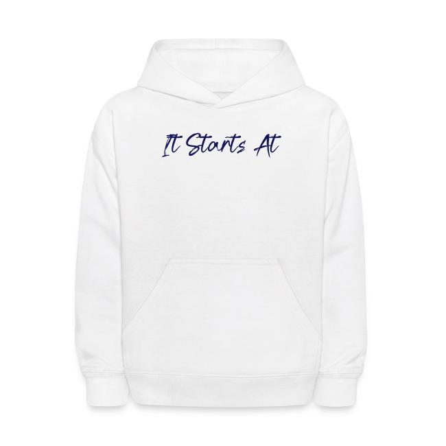 It Starts At STATE! -Navy & White Script