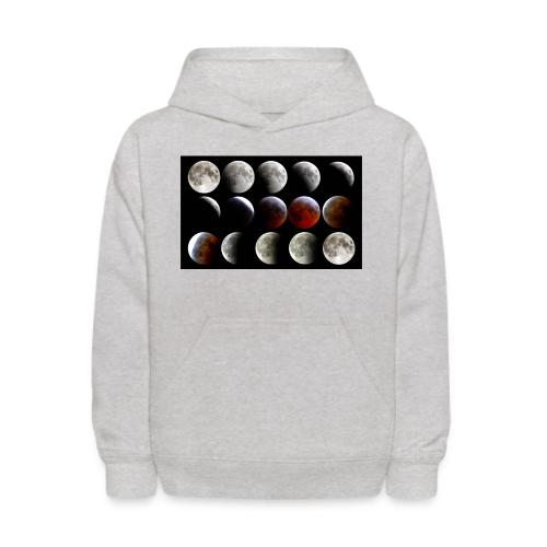 Lunar Eclipse Progression - Kids' Hoodie