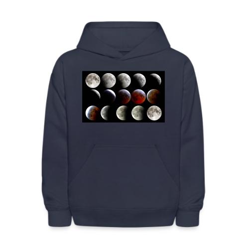 Lunar Eclipse Progression - Kids' Hoodie