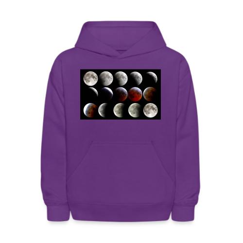 Lunar Eclipse Progression - Kids' Hoodie