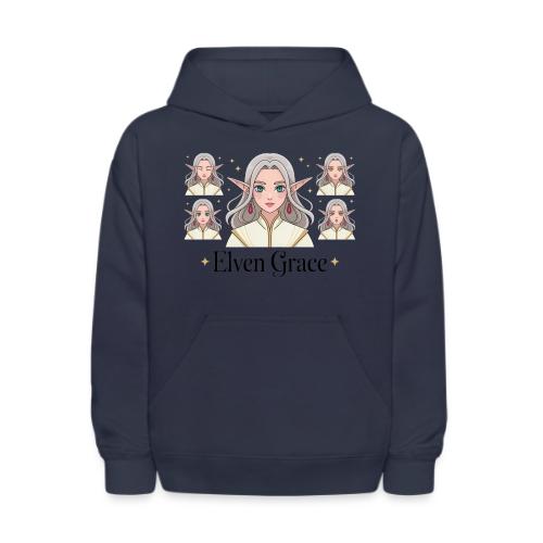 Elven Grace Fantasy Elf Maiden Graphic Magic - Kids' Hoodie