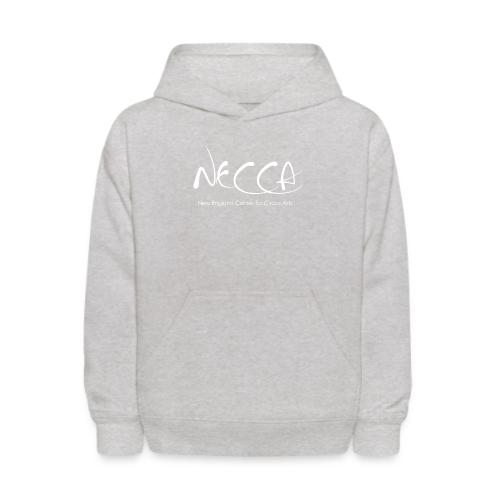 White NECCA Logo - Kids' Hoodie