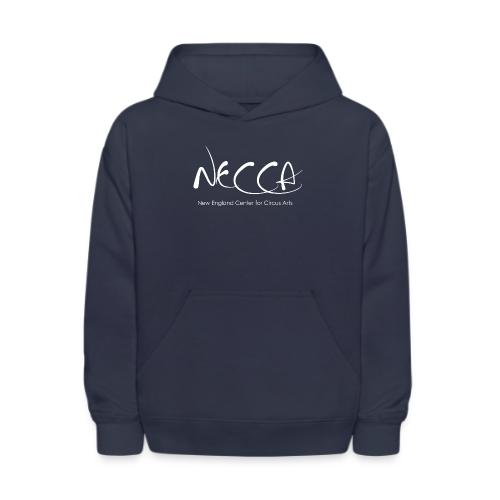 White NECCA Logo - Kids' Hoodie