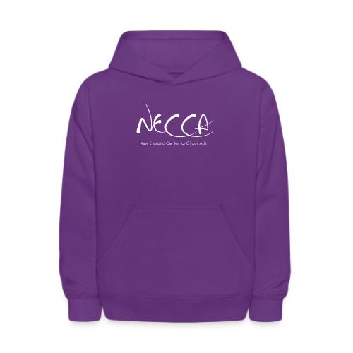 White NECCA Logo - Kids' Hoodie