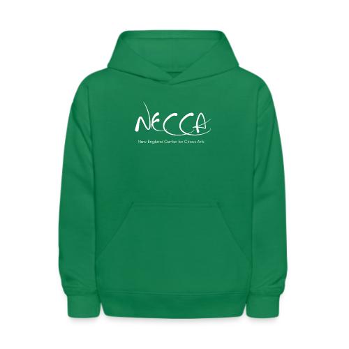 White NECCA Logo - Kids' Hoodie