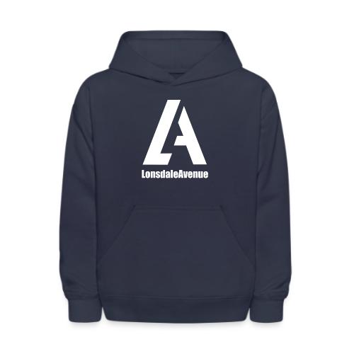 Lonsdale Avenue Logo White Text - Kids' Hoodie