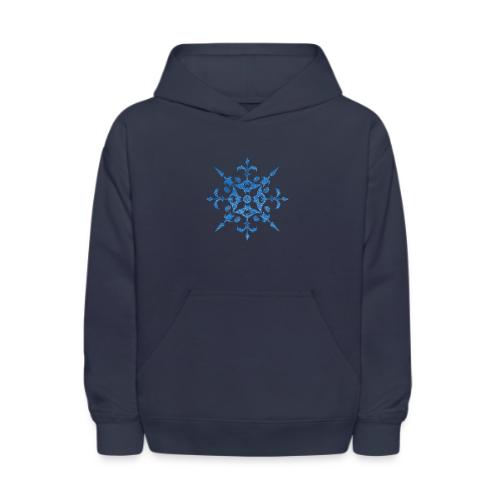 Coastal Christmas Snowflake - Kids' Hoodie
