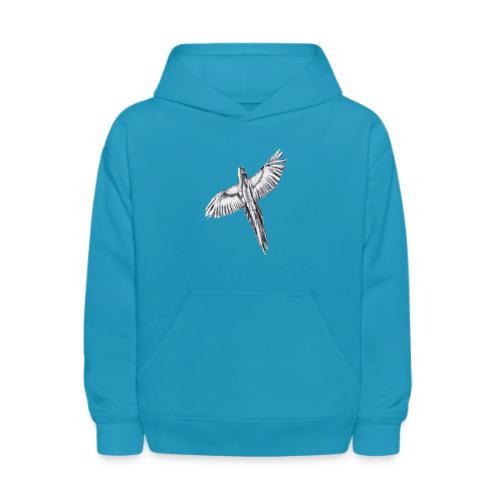 Flying parrot - Kids' Hoodie
