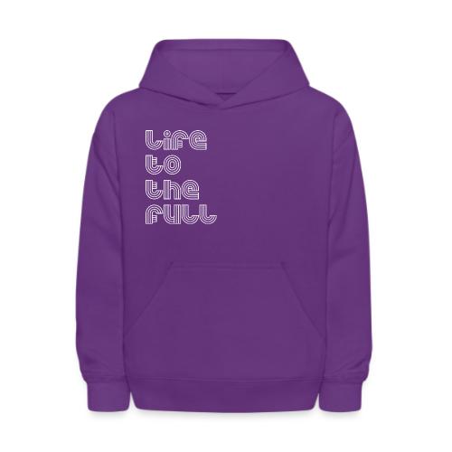 Full Life White - Kids' Hoodie