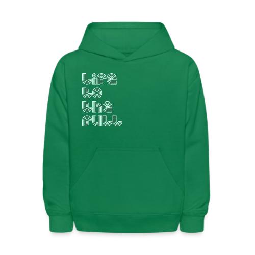 Full Life White - Kids' Hoodie